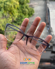 Grey Gradient Cat Eye Eyeglasses Frame for Women