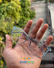 Light Blue Cat Eye Eyeglasses Frame for Women