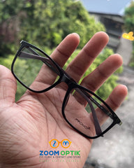 Dark Brown Rectangular Eyeglasses Frame for Men & Women