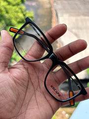 Black Square Eyeglasses Frame for Men & Women | Escape Eyewear