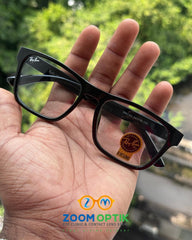 Black Classic Square Eyeglasses Frame