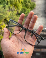 Soldier Green Rectangle Eyeglasses Frame – Unisex